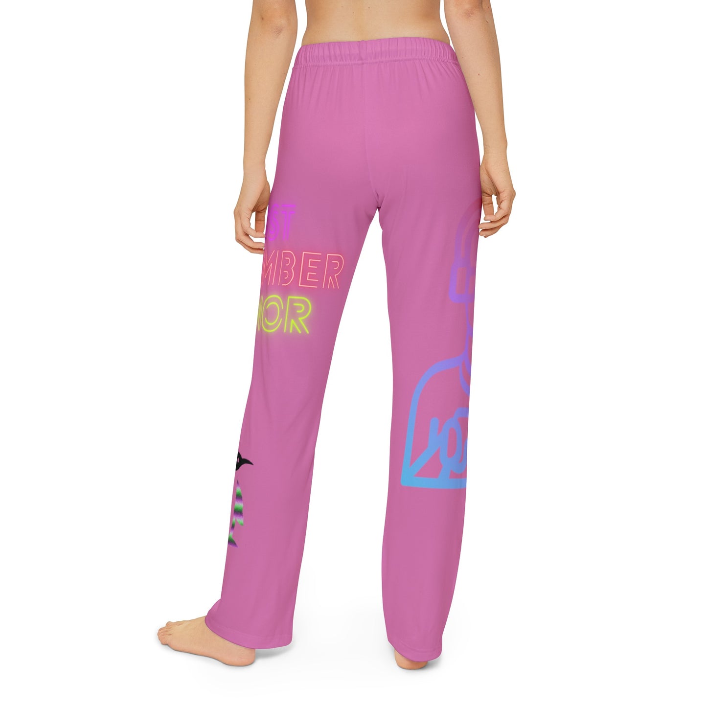 Kids Pajama Pants: Gaming Lite Pink