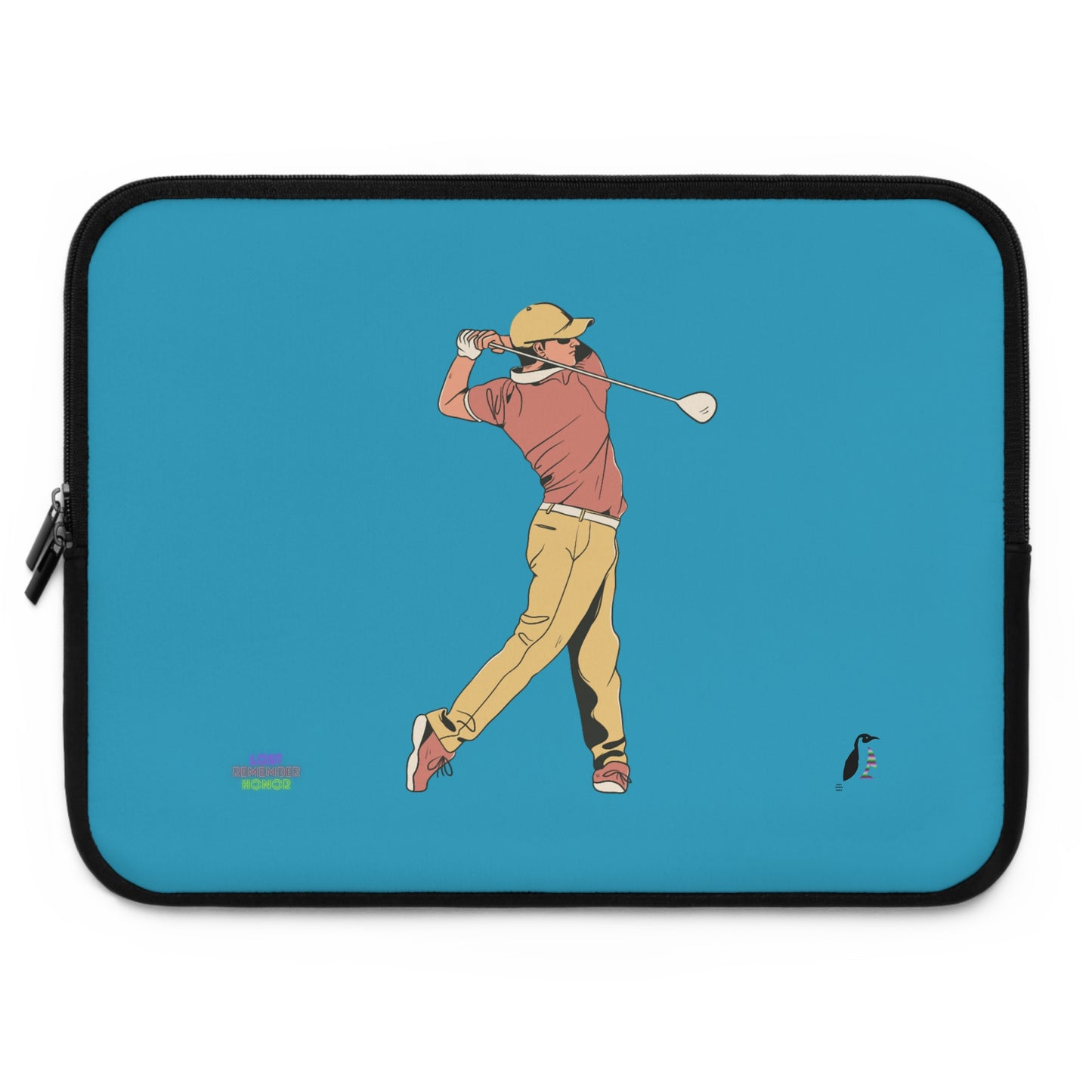 Laptop Sleeve: Golf Turquoise