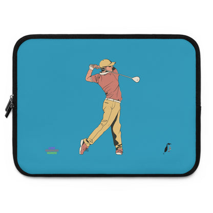 Laptop Sleeve: Golf Turquoise