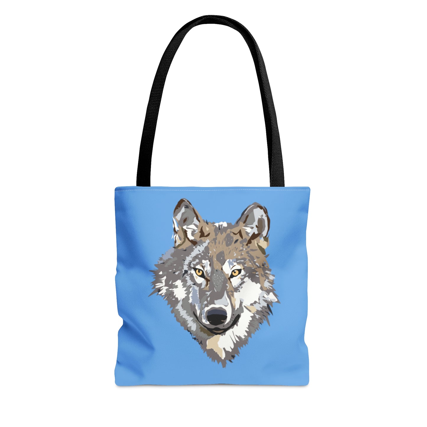 Tote Bag: Wolves Lite Blue