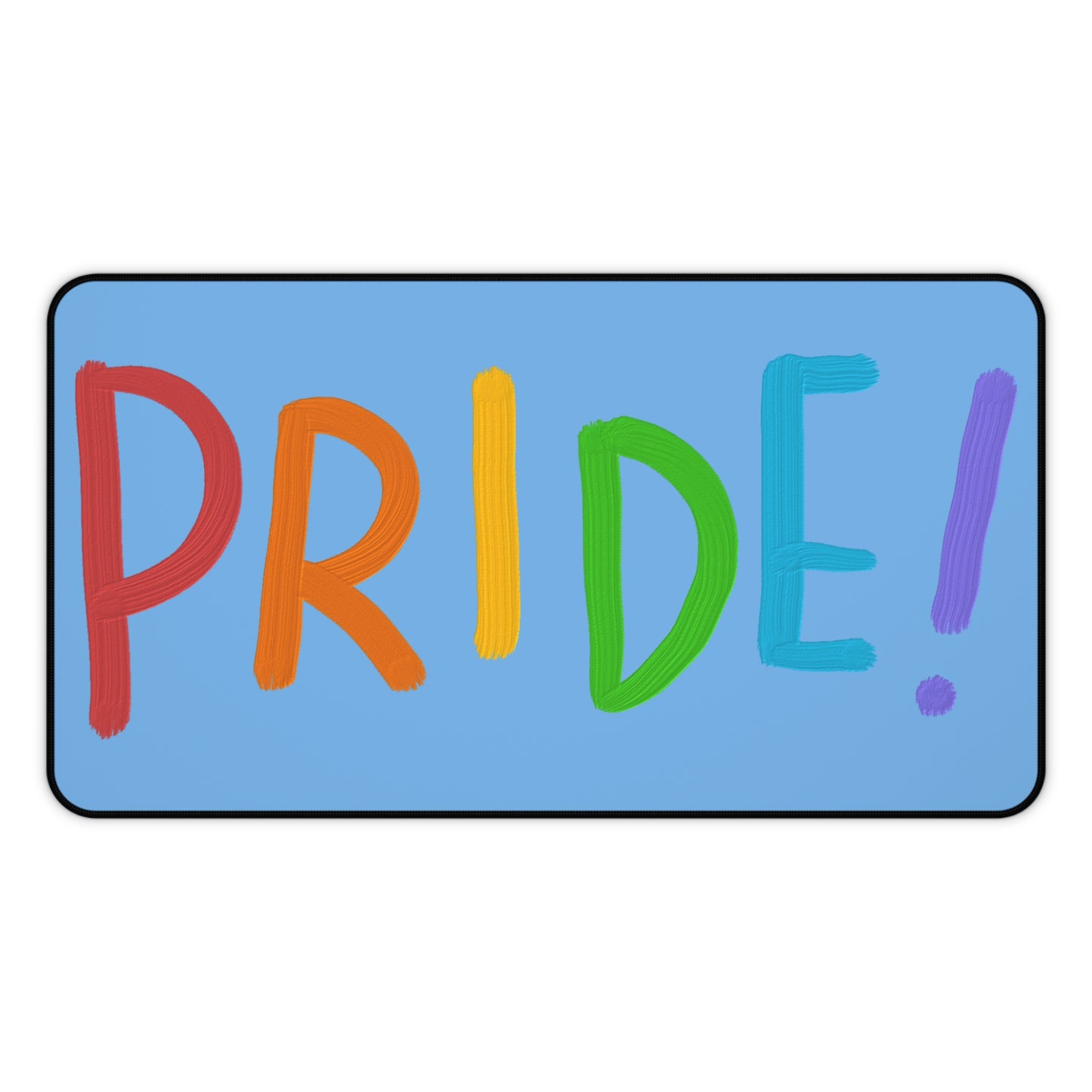 Desk Mat: LGBTQ Pride Lite Blue