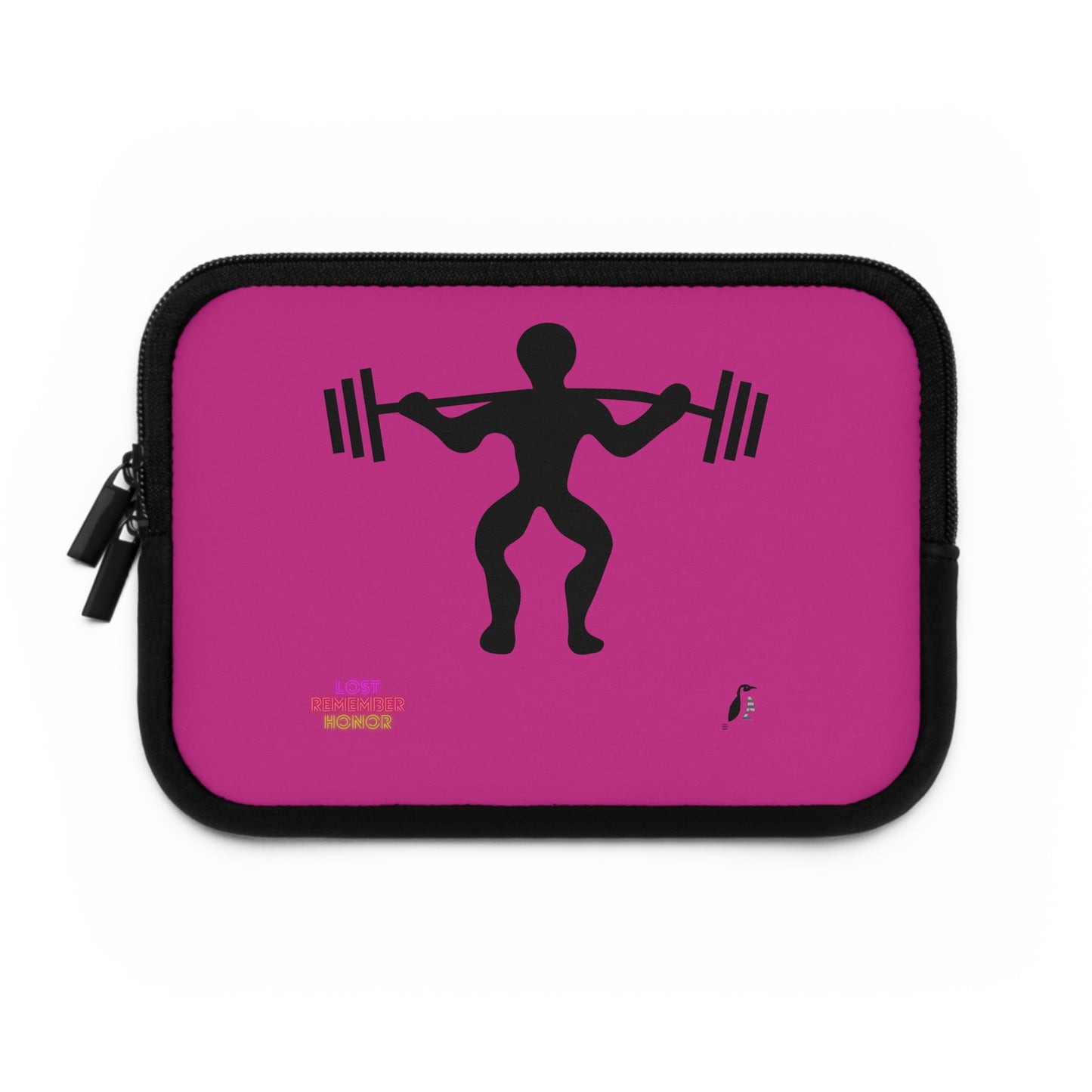 Laptop Sleeve: Weightlifting Pink