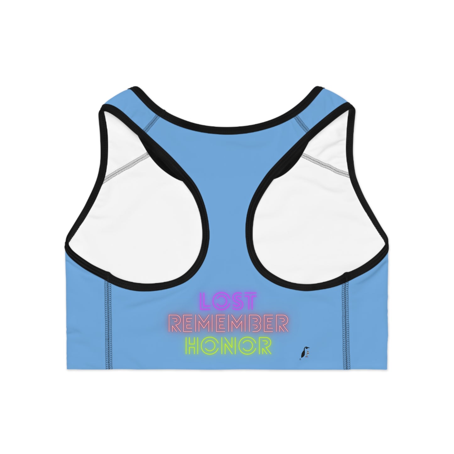 Sports Bra: Basketball Lite Blue