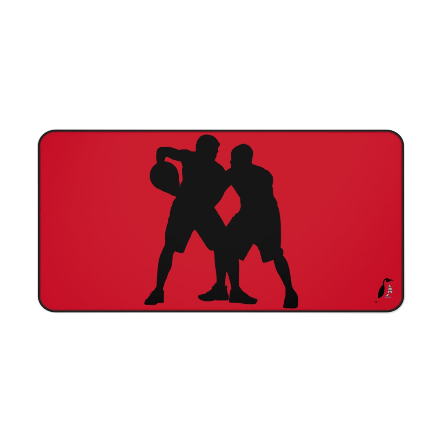 Desk Mat: Basketball Dark Red