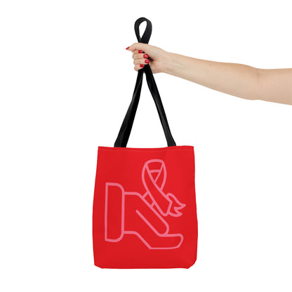 Tote Bag: Fight Cancer Red