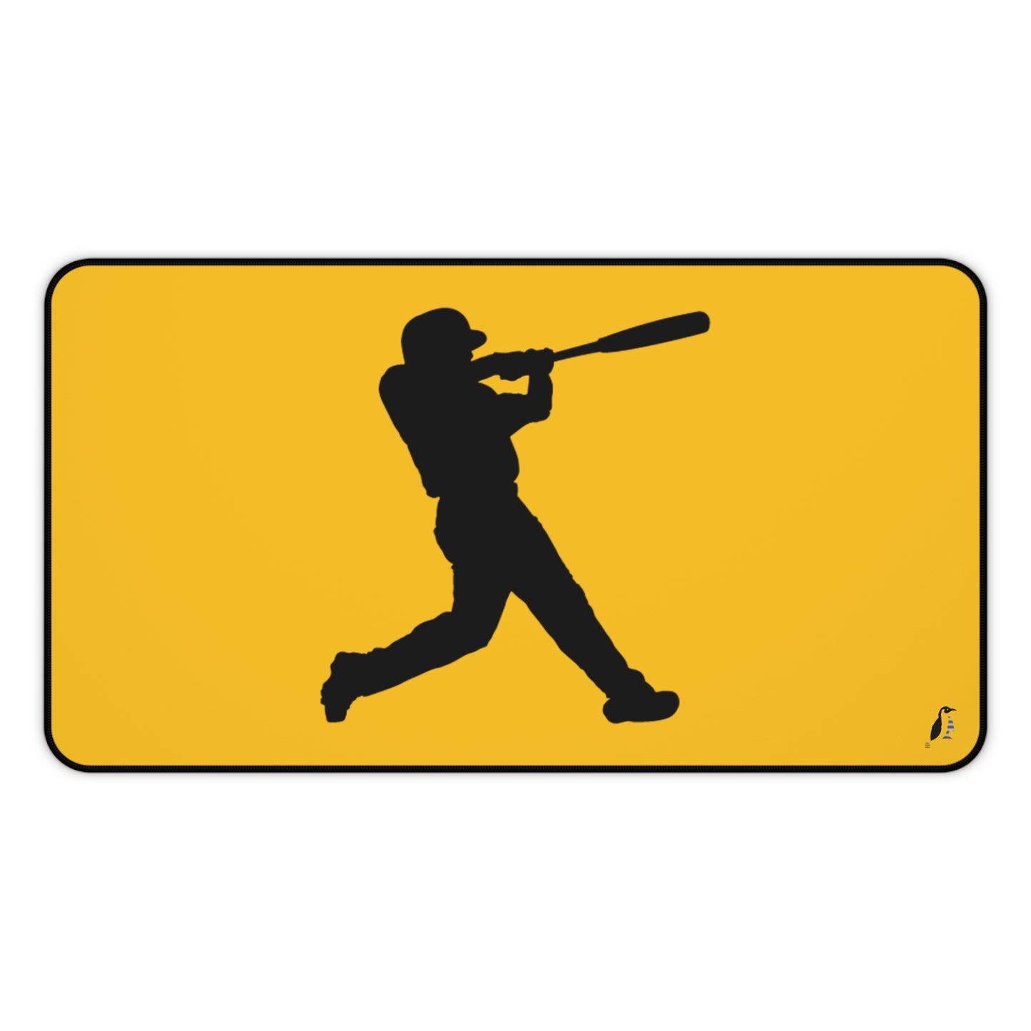 Desk Mat: Baseball Yellow