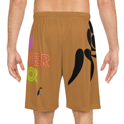 Basketball Shorts: Wrestling Lite Brown