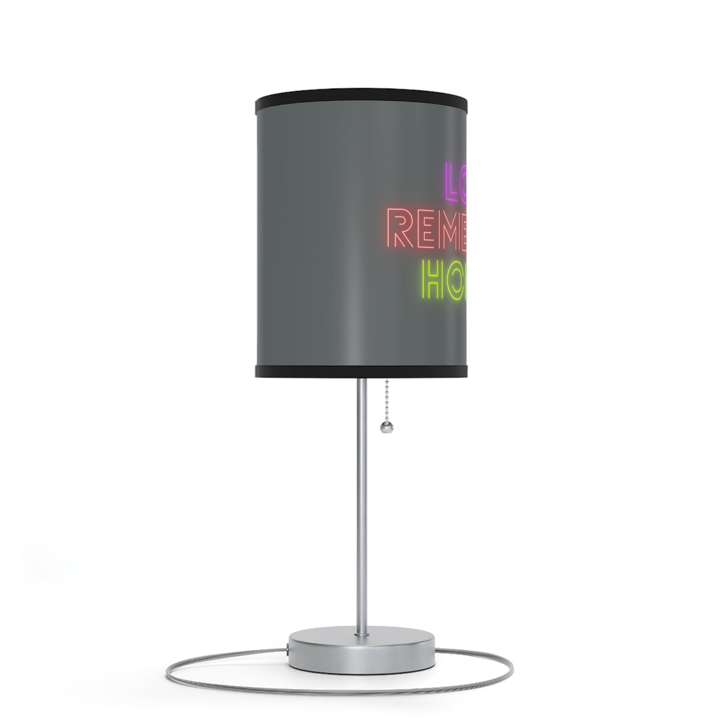 Lamp on a Stand, US|CA plug: Lost Remember Honor Dark Grey