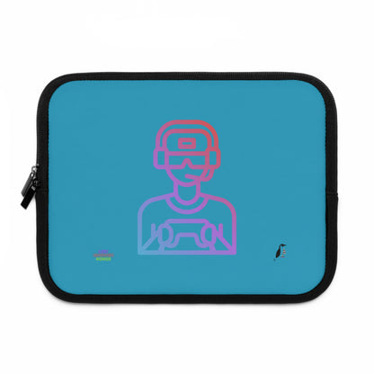 Laptop Sleeve: Gaming Turquoise