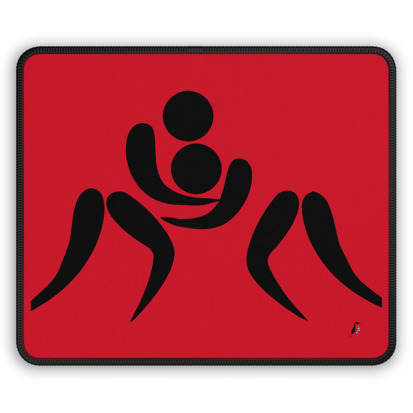 Gaming Mouse Pad: Wrestling Dark Red