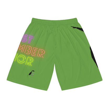 Basketball Shorts: Dance Green