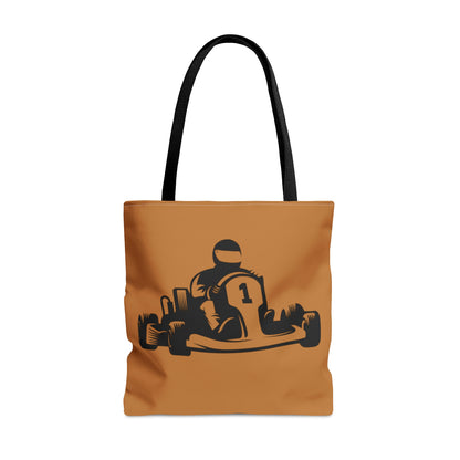 Tote Bag: Racing Lite Brown