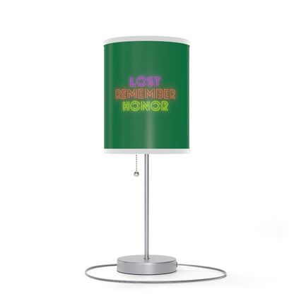 Lamp on a Stand, US|CA plug: Fishing Dark Green