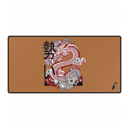 Desk Mats: Dragons Lite Brown