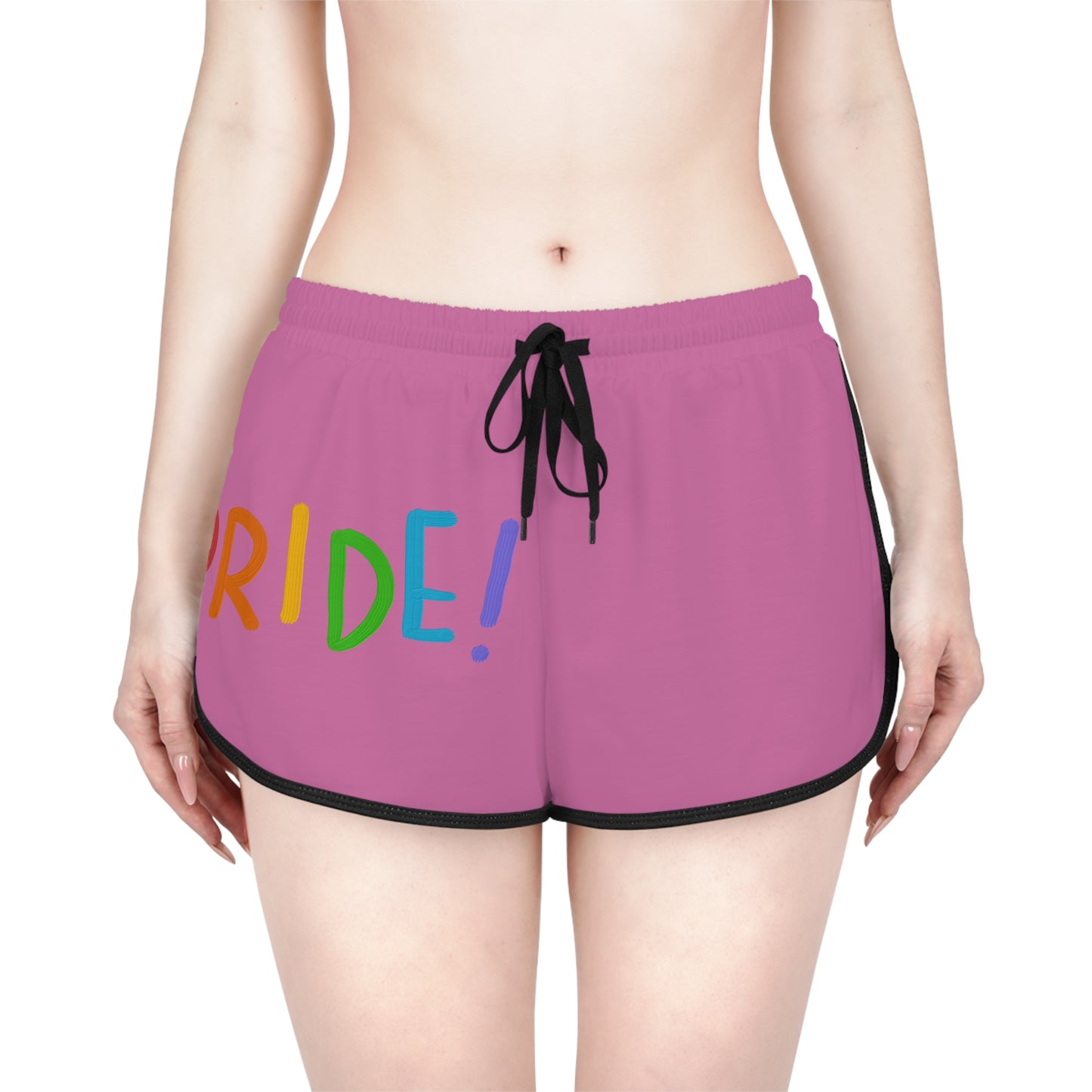 Women's Relaxed Shorts: LGBTQ Pride Lite Pink