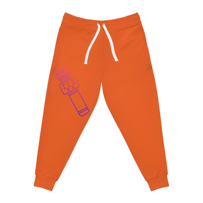 Athletic Joggers: Music Orange