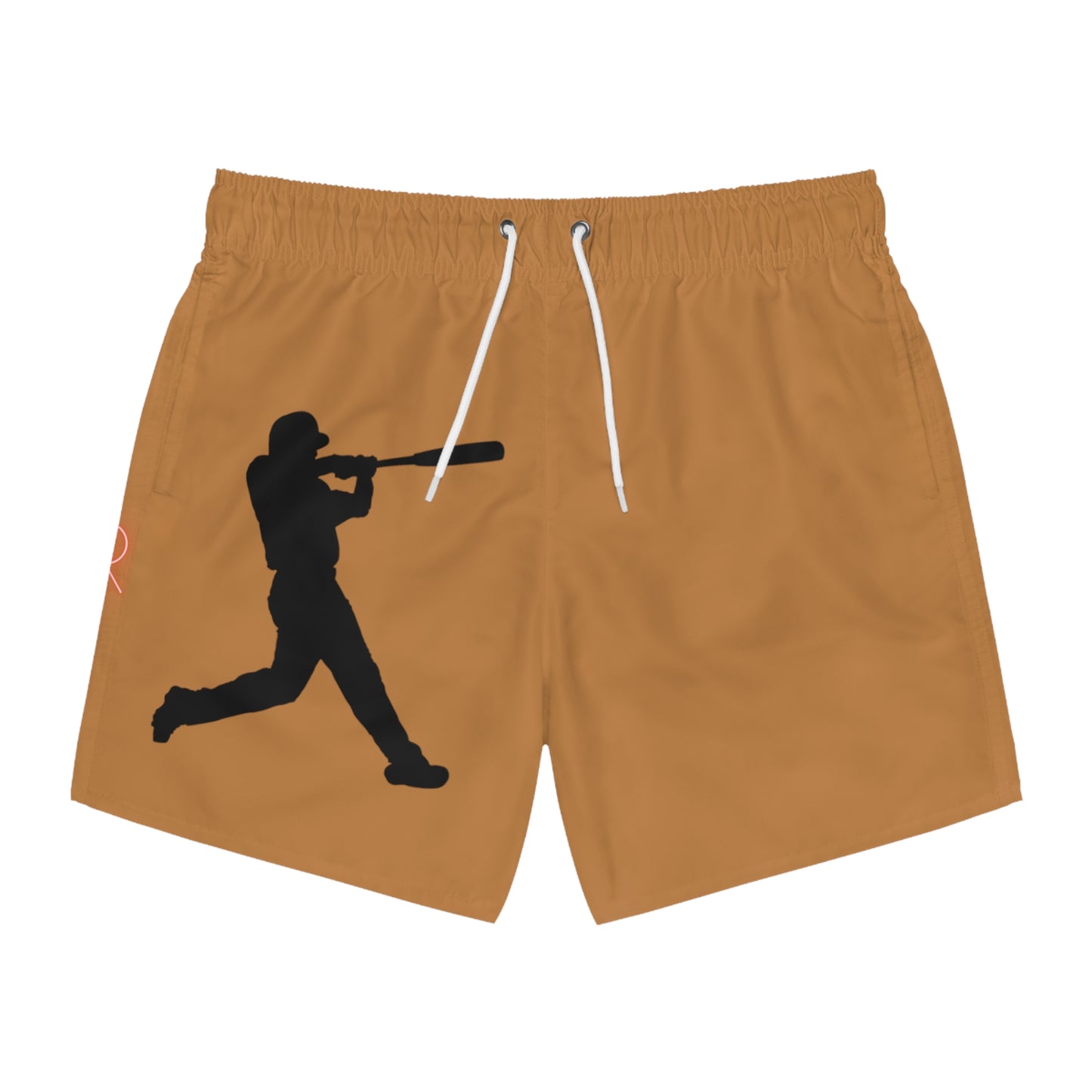 Swim Trunks: Baseball Lite Brown