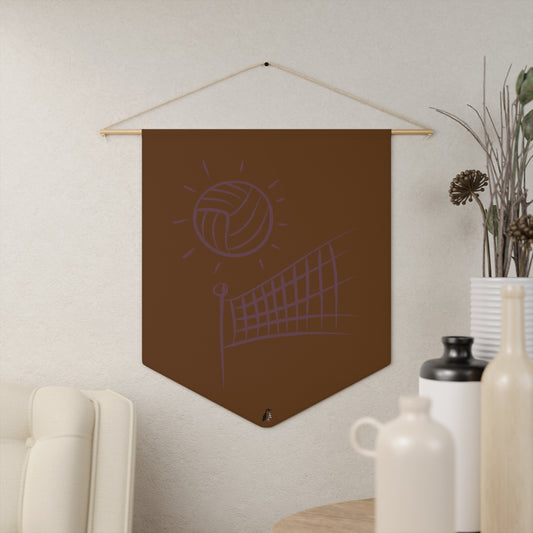 Pennant: Volleyball Brown