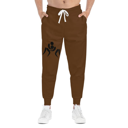 Athletic Joggers: Wrestling Brown