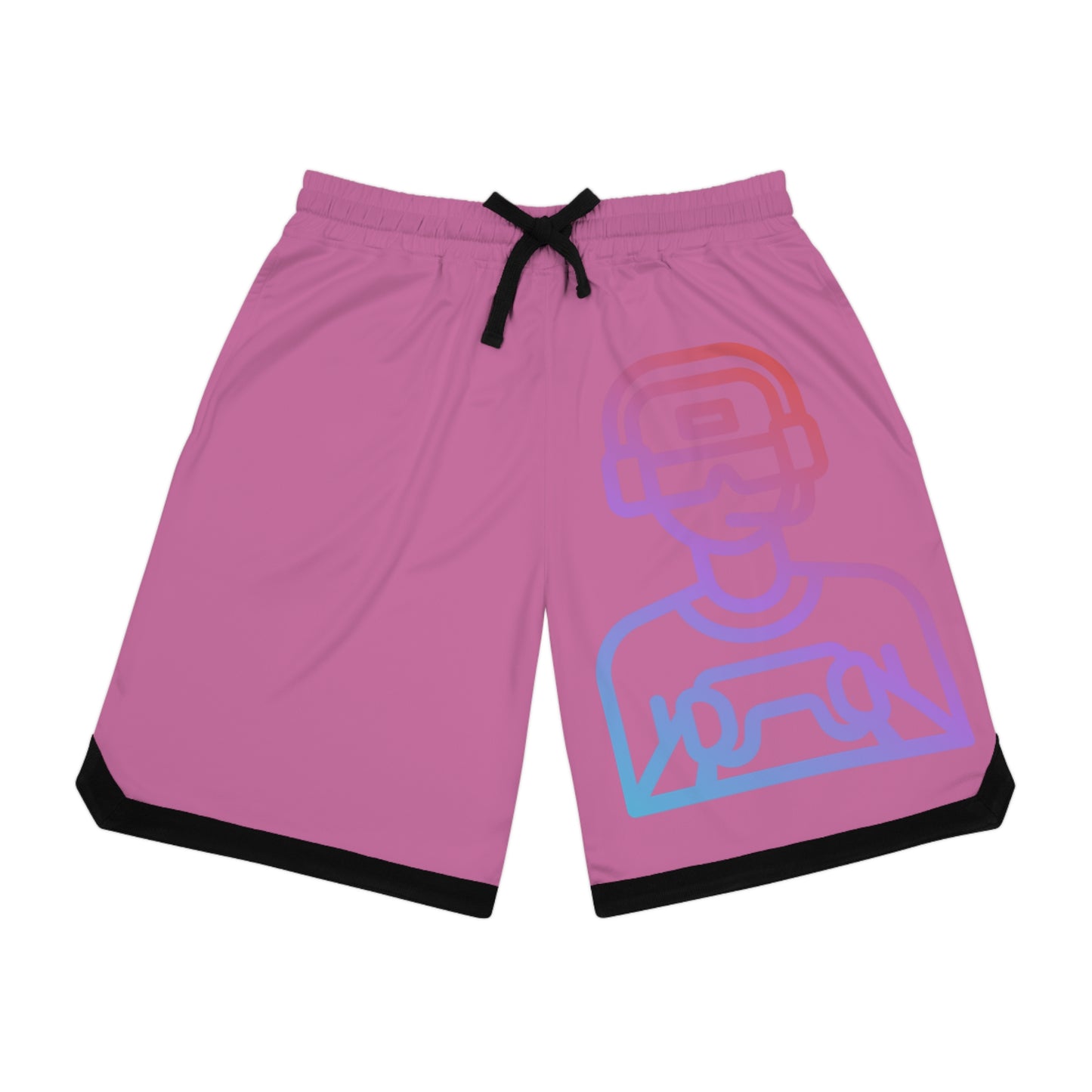 Basketball Rib Shorts: Gaming Lite Pink