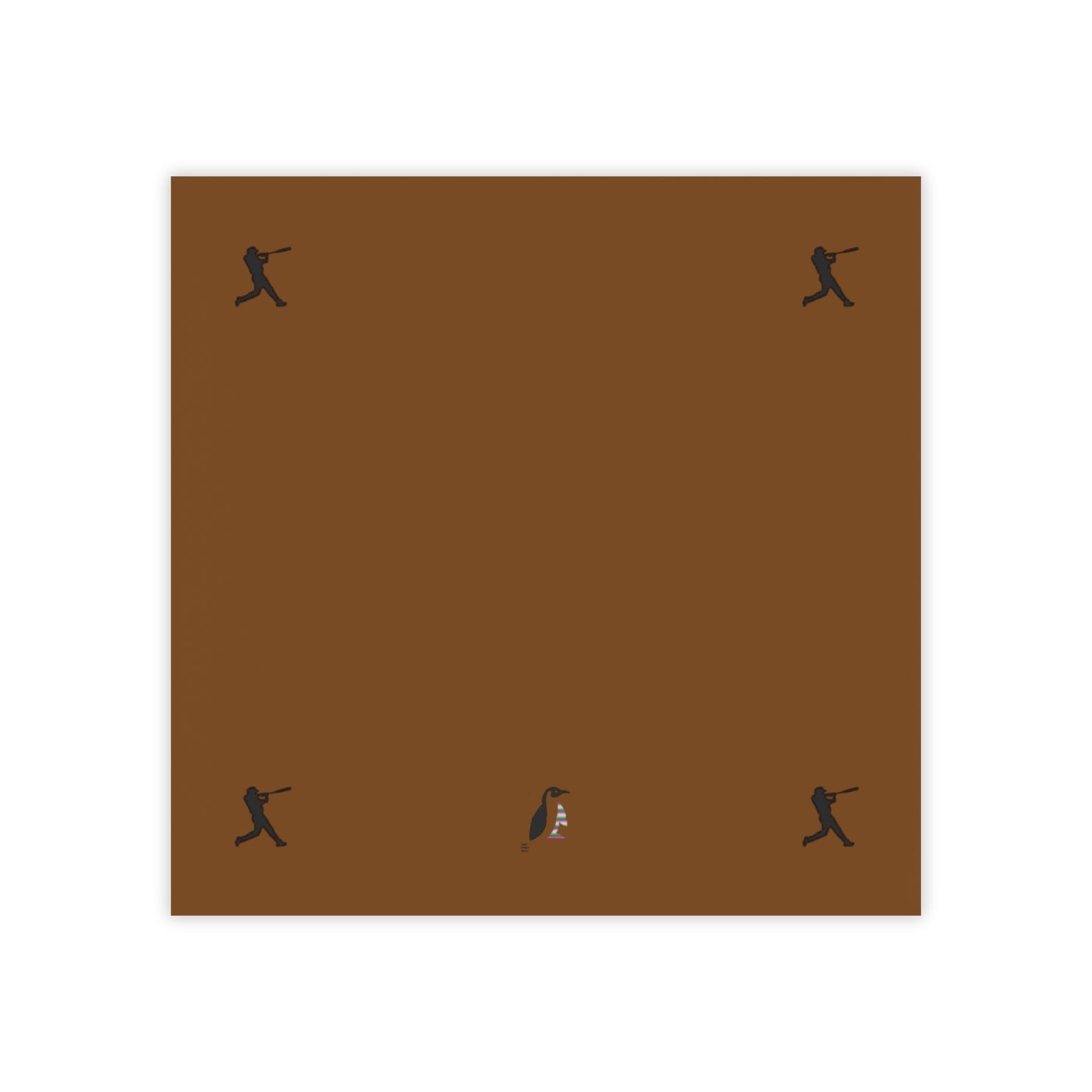 Post-it® Note Pads: Baseball Brown