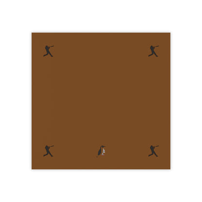 Post-it® Note Pads: Baseball Brown