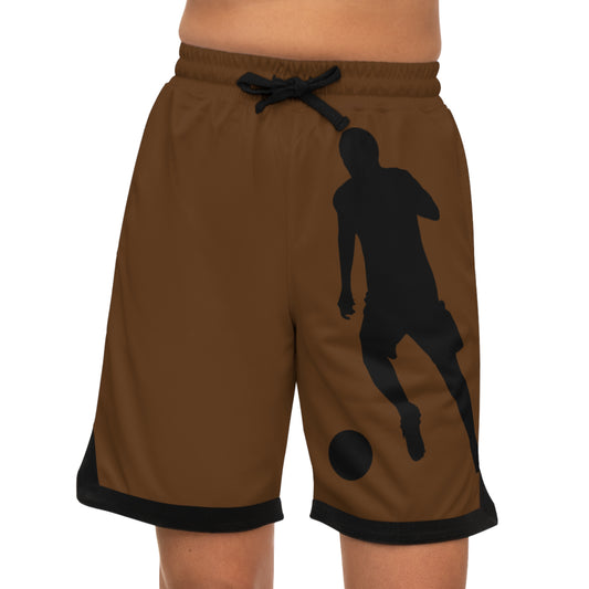 Basketball Rib Shorts: Soccer Brown