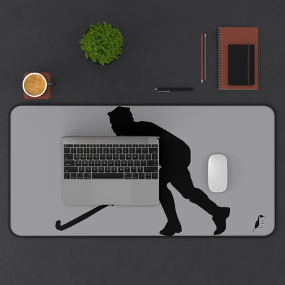 Desk Mat: Hockey Grey