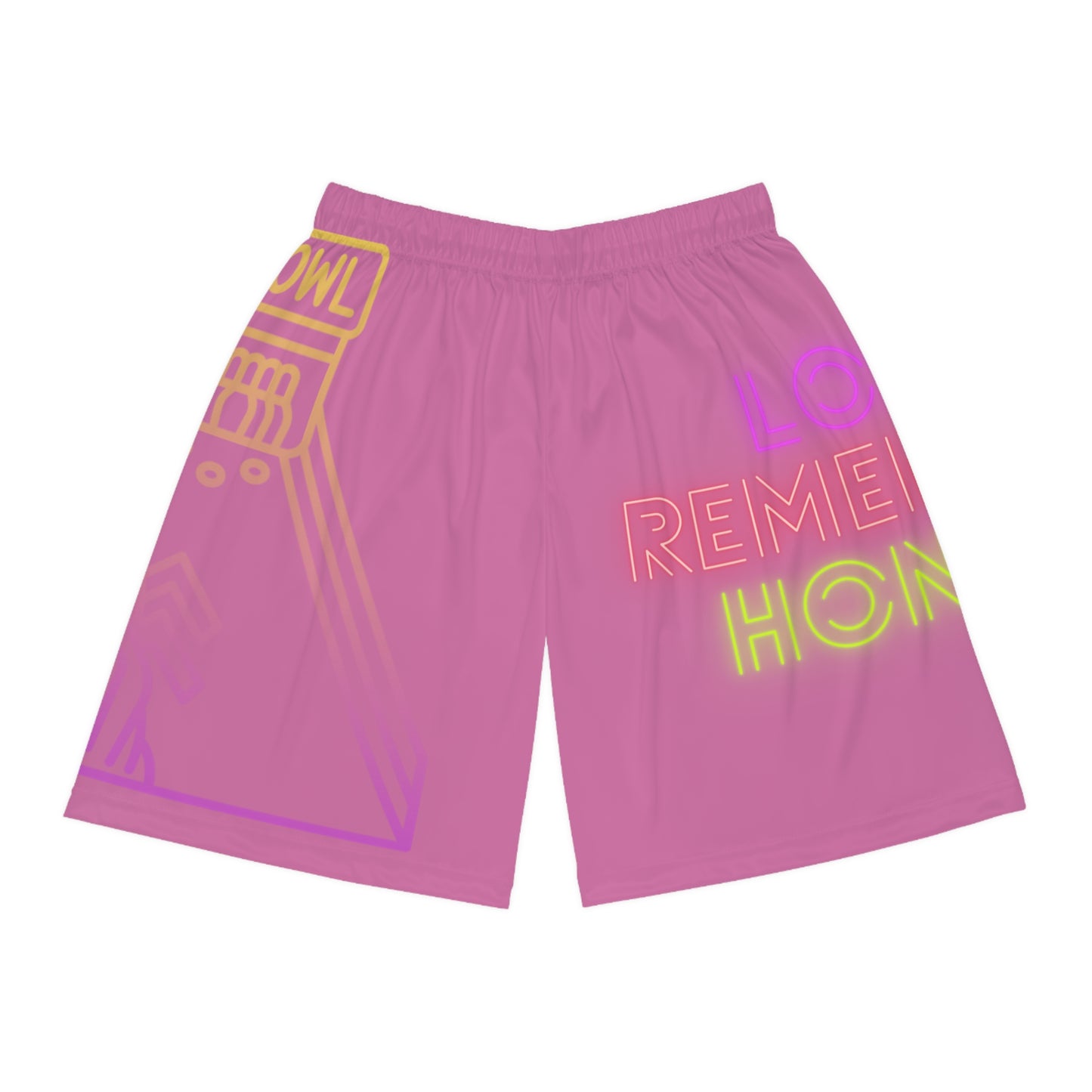 Basketball Shorts: Bowling Lite Pink