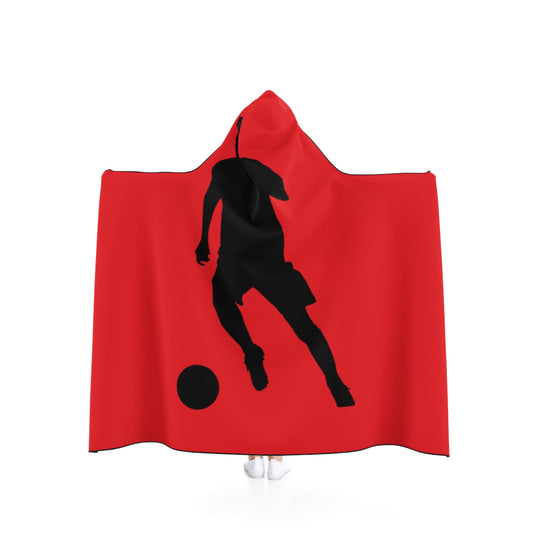Hooded Blanket: Soccer Red