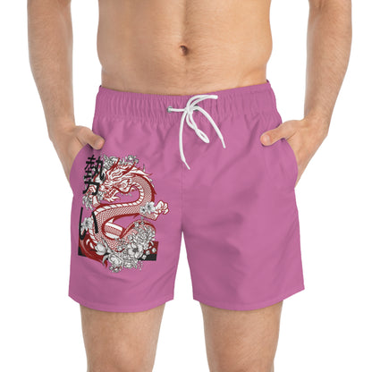 Swim Trunks: Dragons Lite Pink