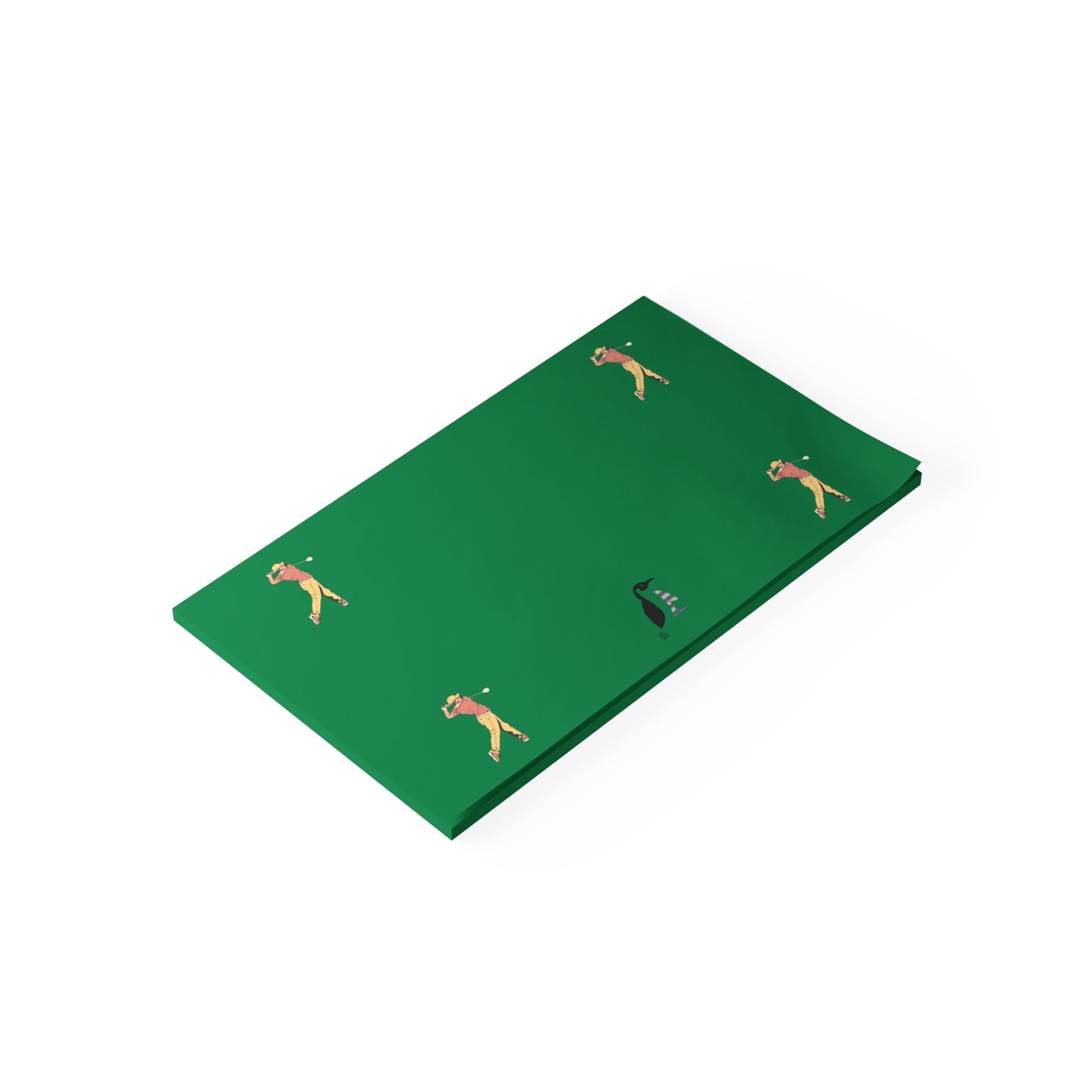 Post-it® Note Pads: Golf Dark Green