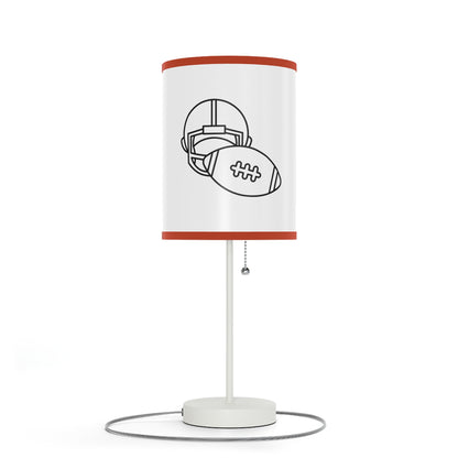 Lamp on a Stand, US|CA plug: Football White