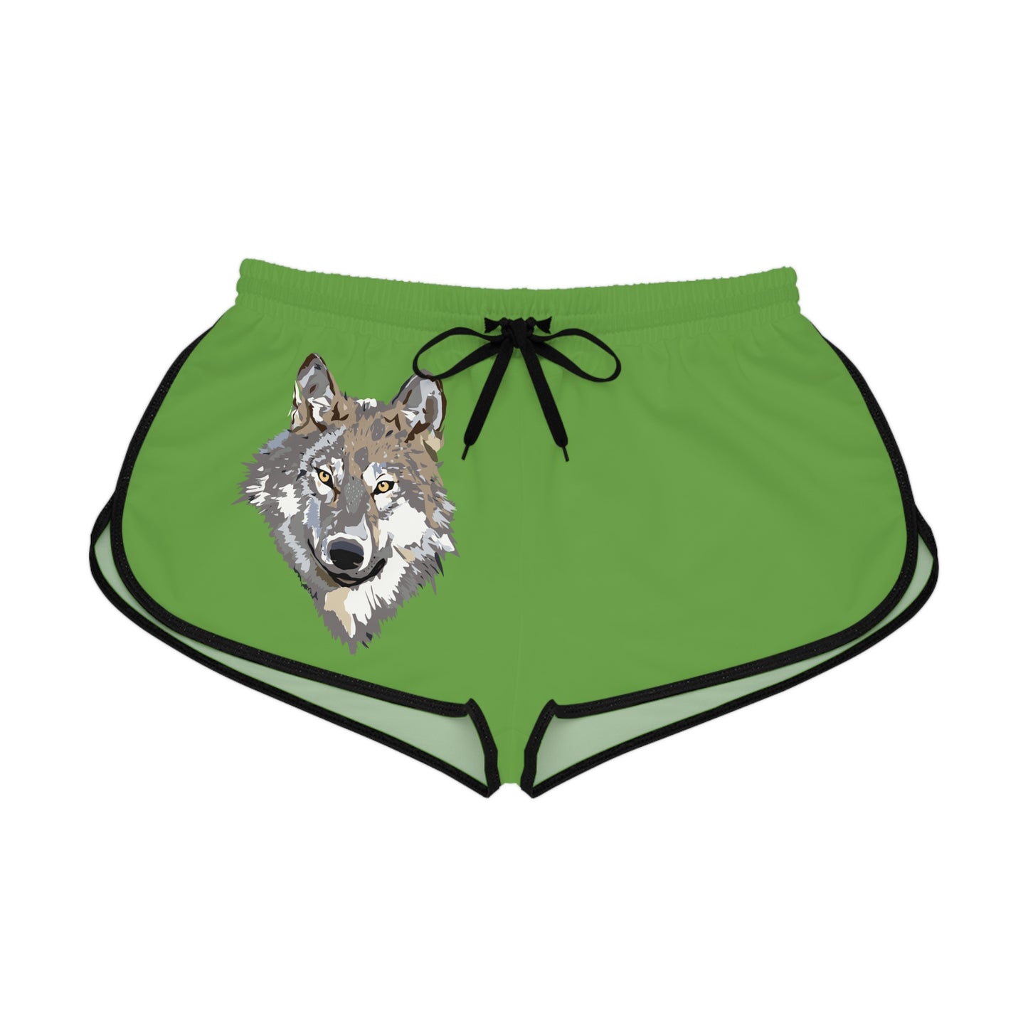 Women's Relaxed Shorts: Wolves Green