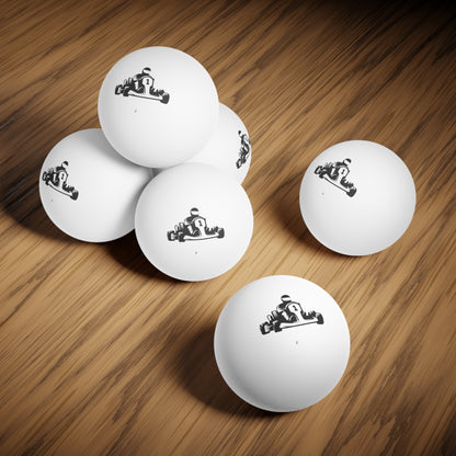 Ping Pong Balls, 6 pcs: Racing
