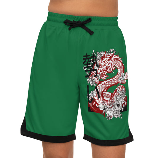 Basketball Rib Shorts: Dragons Dark Green