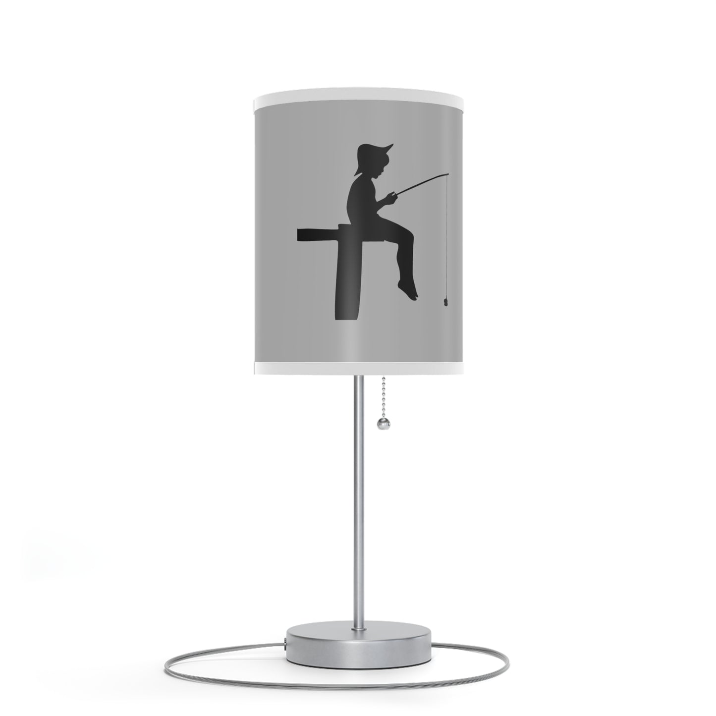 Lamp on a Stand, US|CA plug: Fishing Lite Grey