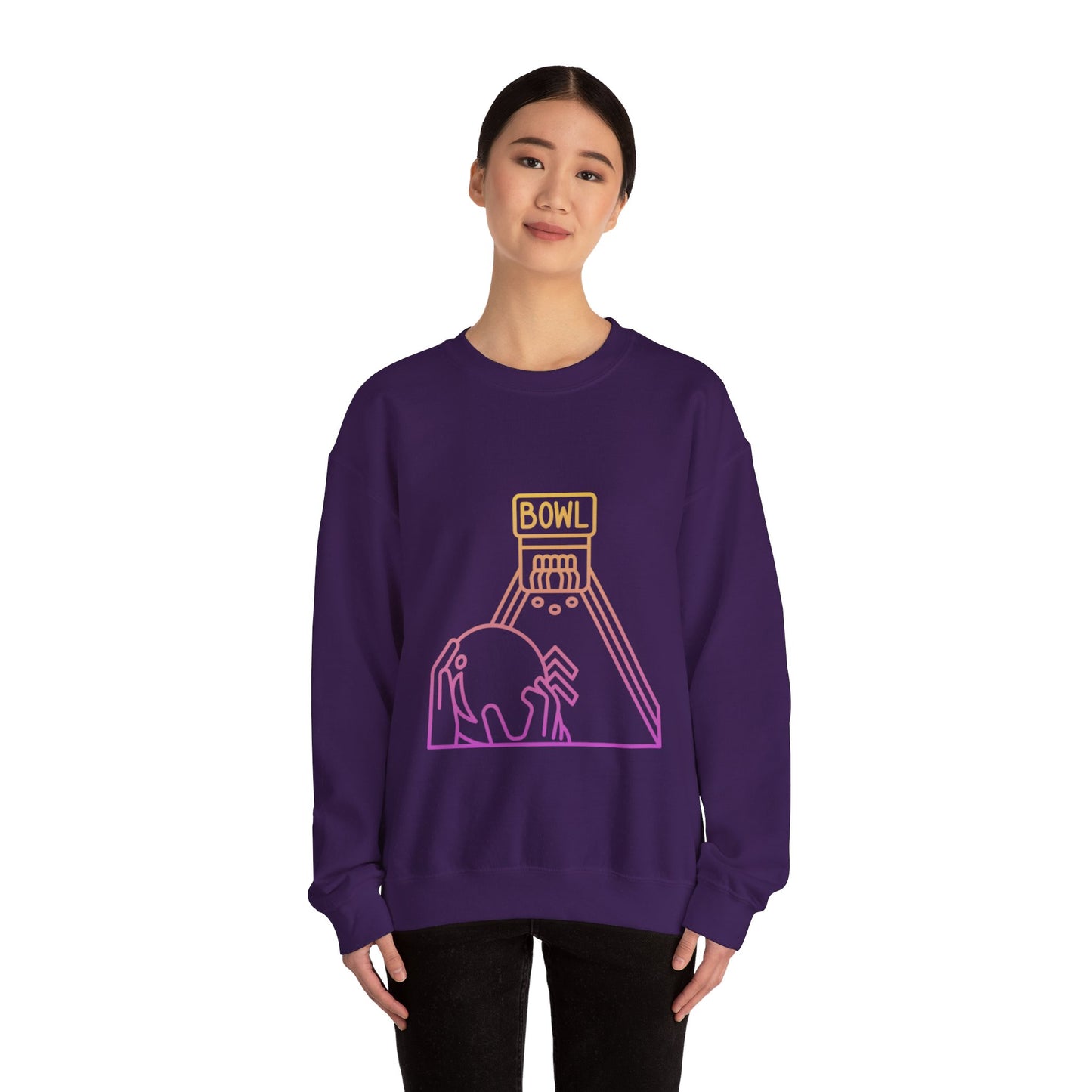 Heavy Blend™ Crewneck Sweatshirt: Bowling #2 