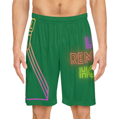 Basketball Shorts: Bowling Dark Green