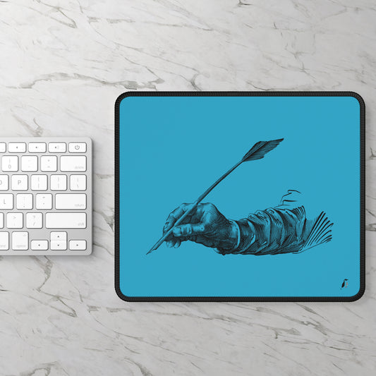 Gaming Mouse Pad: Writing Turquoise