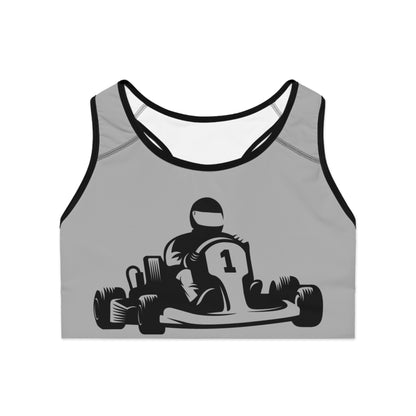 Sports Bra: Racing Lite Grey