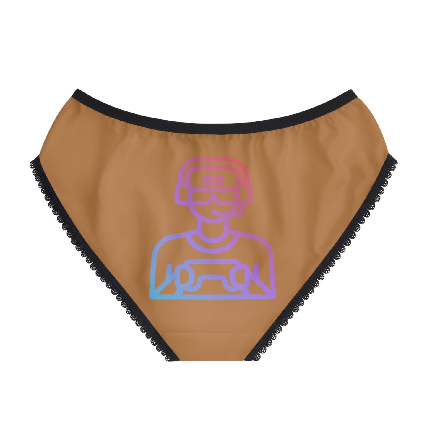 Women's Briefs: Gaming Lite Brown