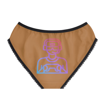 Women's Briefs: Gaming Lite Brown