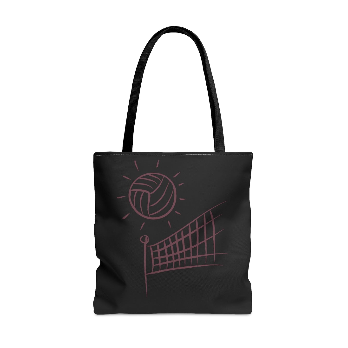 Tote Bag: Volleyball Black