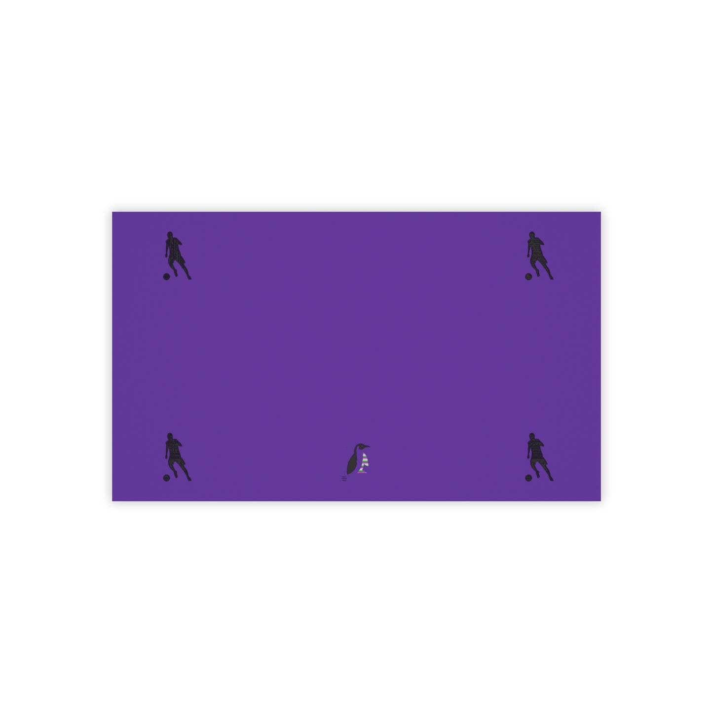 Post-it® Note Pads: Soccer Purple