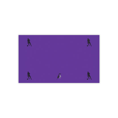 Post-it® Note Pads: Soccer Purple