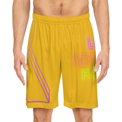 Basketball Shorts: Bowling Yellow