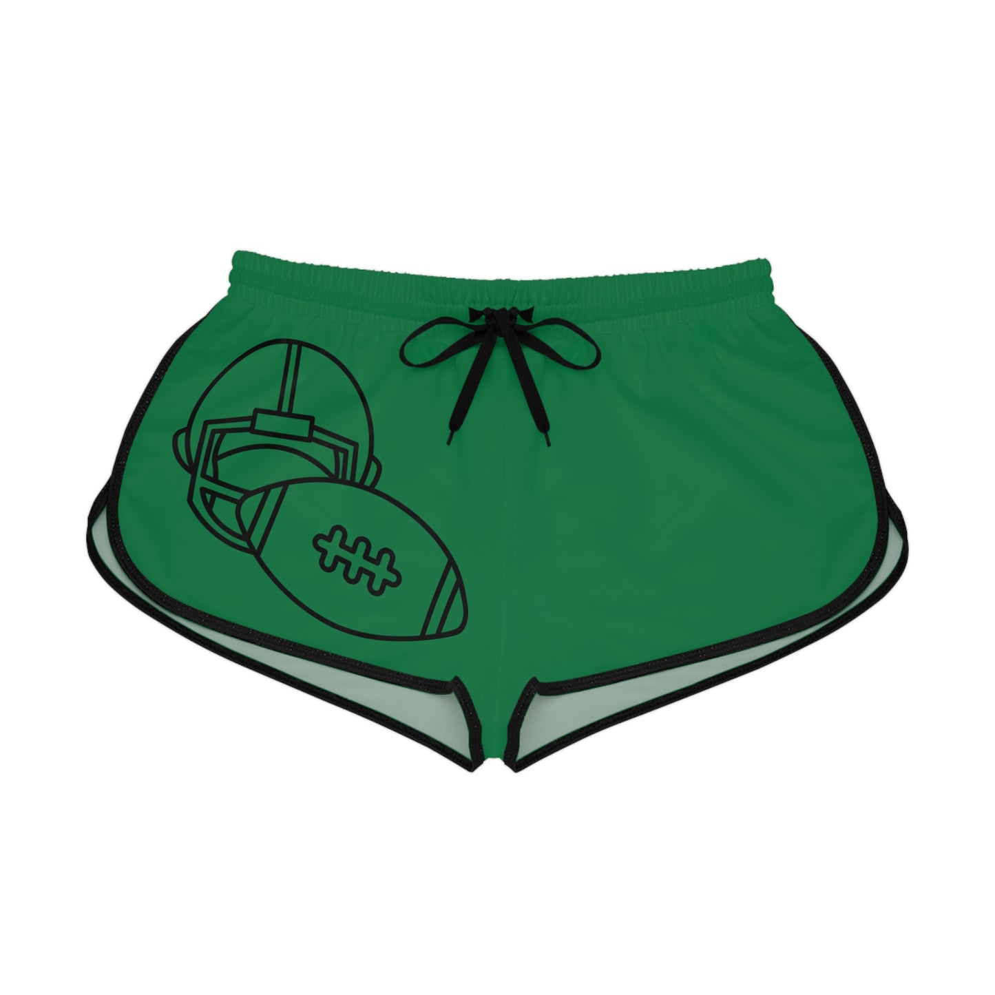 Women's Relaxed Shorts: Football Dark Green