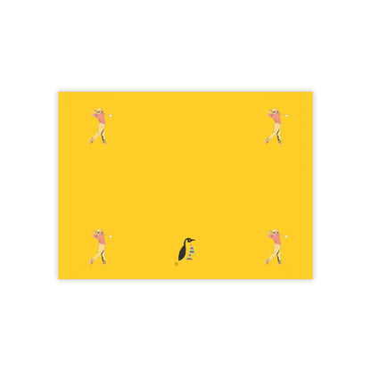 Post-it® Note Pads: Golf Yellow