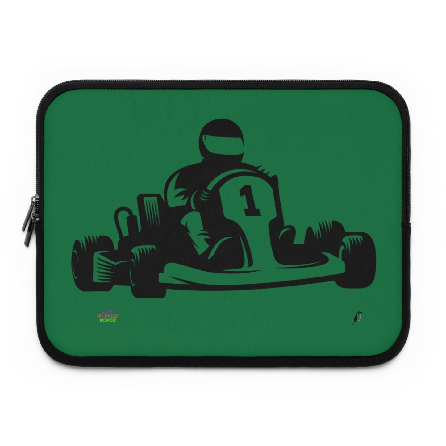 Laptop Sleeve: Racing Dark Green